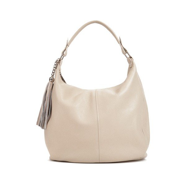 Geantă din piele Sofia Cardoni Bruhna, bej