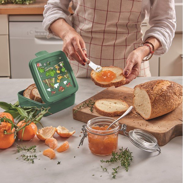 Cutie de gustări pentru copii verde Dinosaur – Snips-image-1