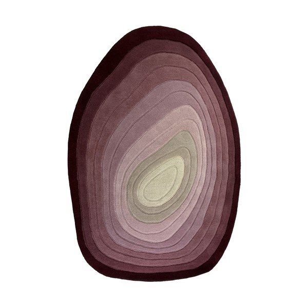 Covor mov țesut manual din lână 200x290 cm Puddle Ombre  – Flair Rugs