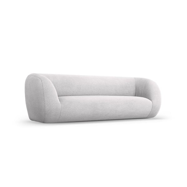 Canapea gri deschis cu tapițerie din stofă bouclé 230 cm Essen – Cosmopolitan Design-image-2