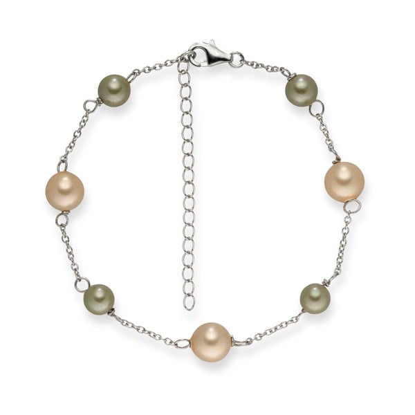 Brățară cu perle Pearls Of London Elegance, 19 cm