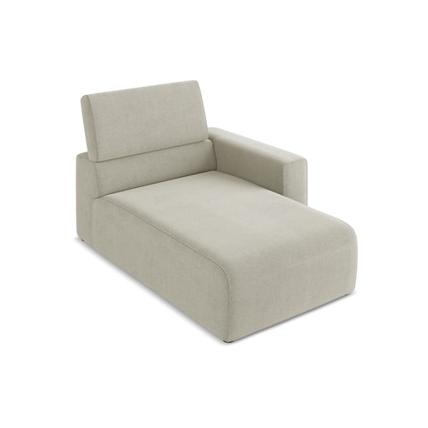 Modul pentru canapea modulară bej (cu colț pe partea dreaptă) Kalea – Makamii-image-1