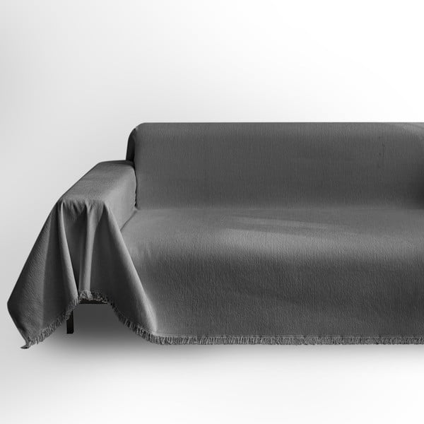 Husă gri închis pentru canapea cu 2 locuri Talo – Filumi