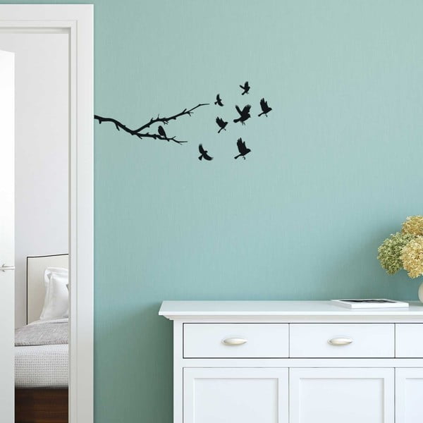 Autocolant de perete Birds, 50 x 22 cm