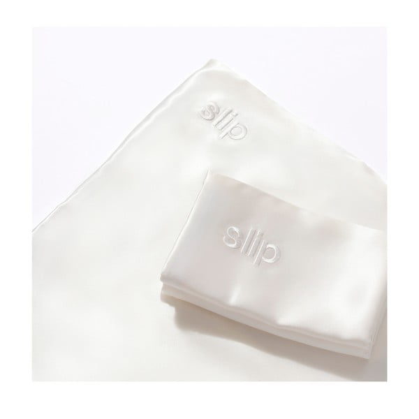 Față de pernă din mătase 51x76 cm White – slip-image-1