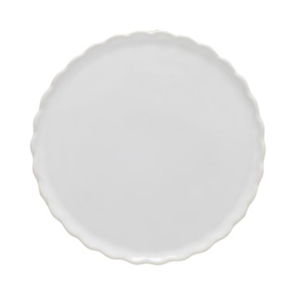Tavă din gresie ceramică pentru desert Casafina Forma, ⌀ 16 cm, alb