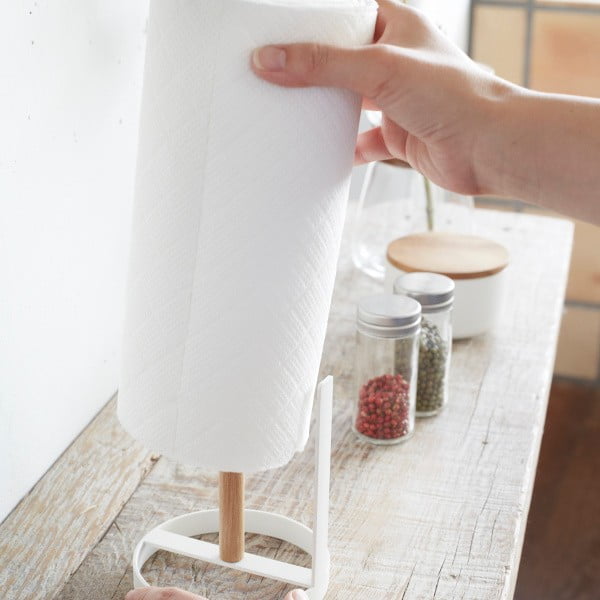 Suport prosoape de hârtie YAMAZAKI Tosca, alb-image-2