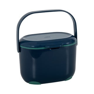 Recipient pentru deșeuri compostabile Addis Caddy, 2,5 l, albastru-verde