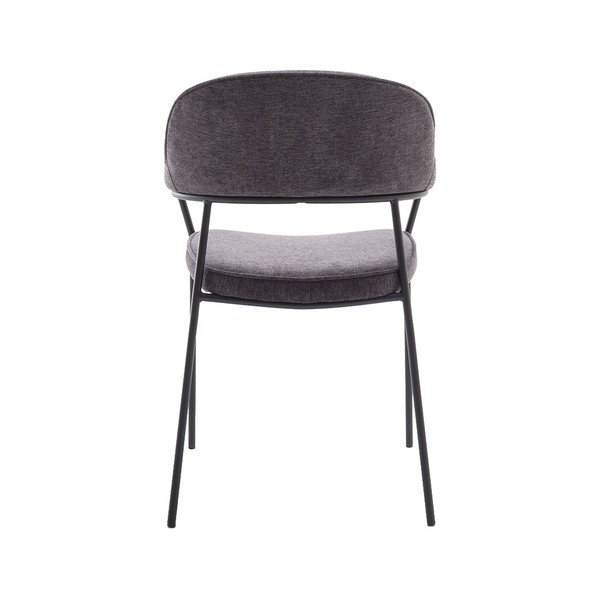 Scaun de dining gri închis cu cotiere Kindersley – Unique Furniture-image-4