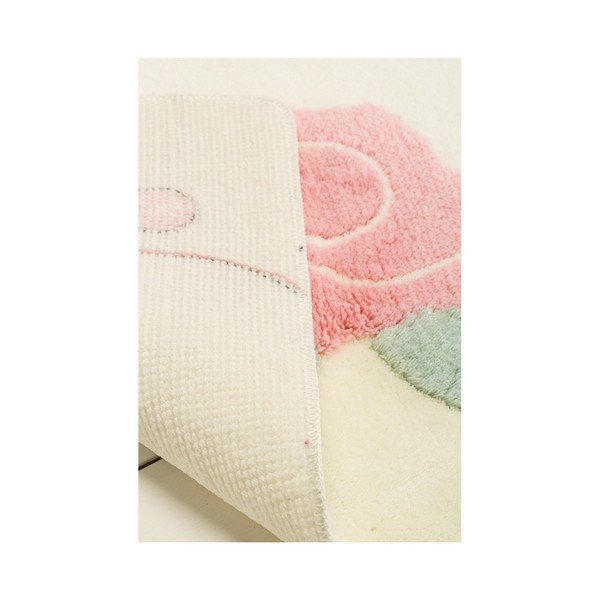 Set 3 covoare de baie Rose Dot Ecru-image-1