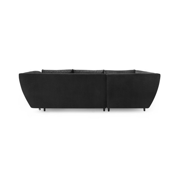 Canapea extensibilă Bobochic Paris Real, pe partea stângă, gri închis-image-2