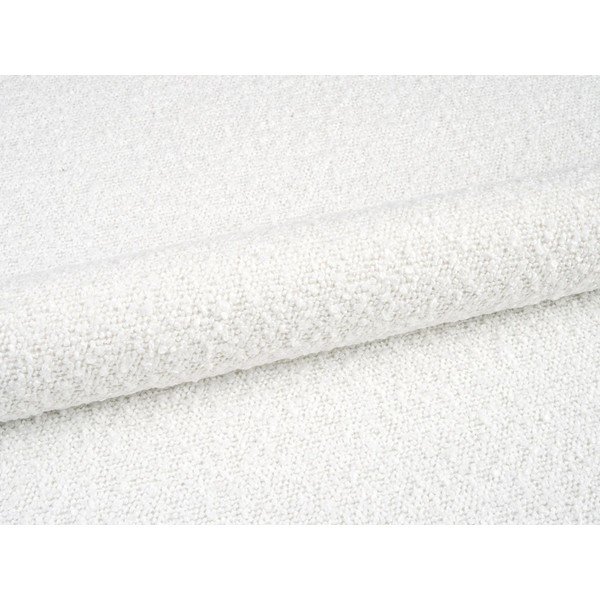 Colțar alb cu tapițerie din țesătură bouclé (în formă de "U") Molino – Micadoni -image-3