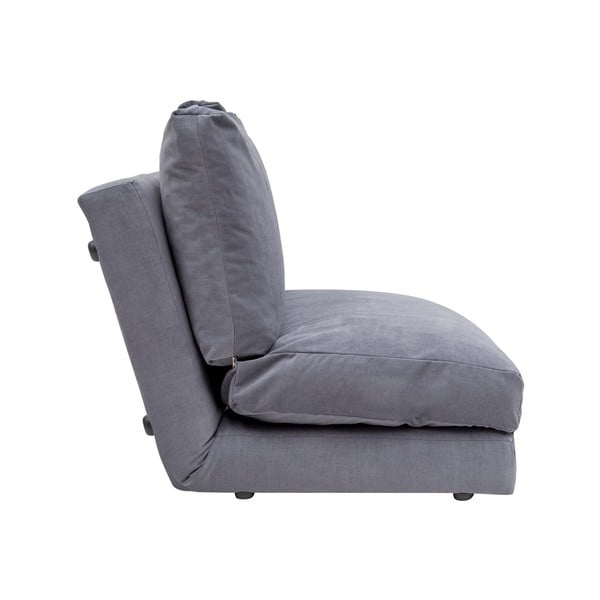 Canapea gri extensibilă 120 cm Taida – Balcab Home-image-3