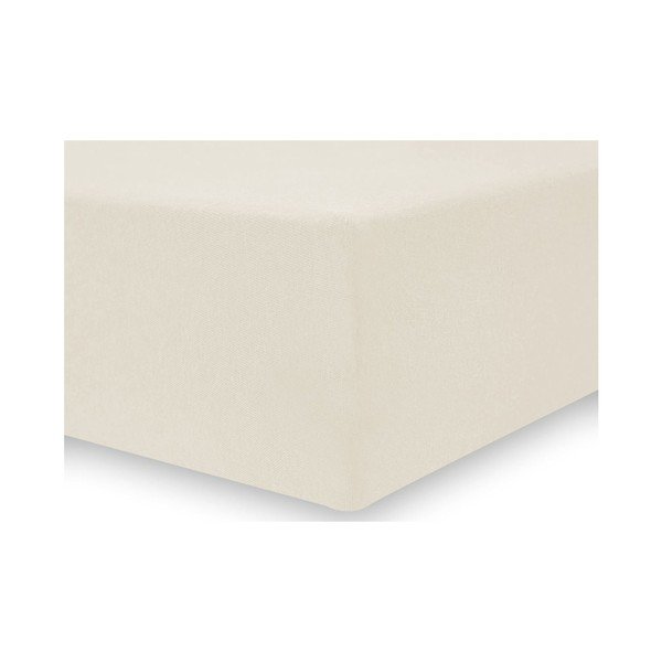 Cearșaf de pat cu elastic DecoKing Nephrite, 120-140 cm, crem-image-2