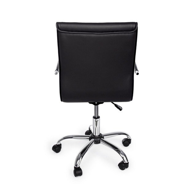 Scaun de birou negru din imitație de piele Perth – Yes Everyday-image-4