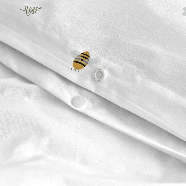 Lenjerie de pat pentru copii din bumbac pentru pătuț 100x120 cm Honey – Happy Friday-image-3