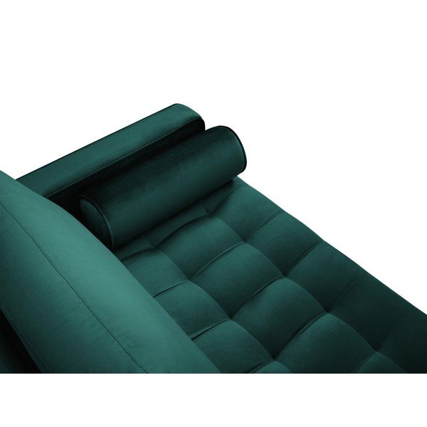 Canapea din catifea Milo Casa Santo, 174 cm, verde petrol-image-4