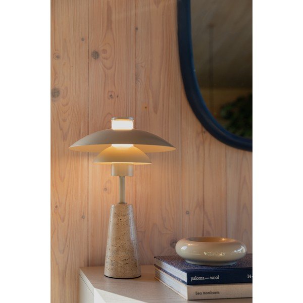 Veioză bej LED cu intensitate reglabilă (înălțime 37 cm) Cole – Zuiver-image-1