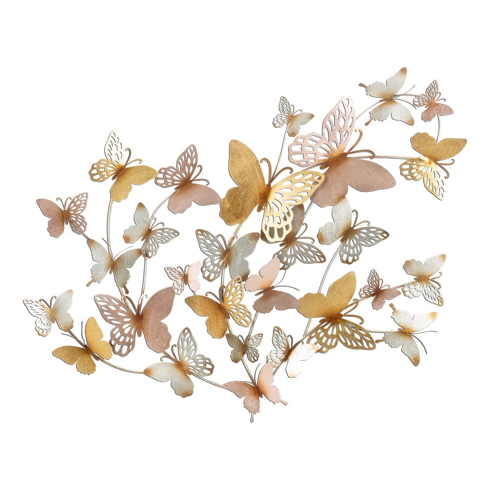 Decorațiune de perete din metal 132x95,5 cm Butterflies - Mauro Ferretti