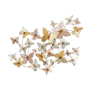 Decorațiune de perete din metal 132x95,5 cm Butterflies - Mauro Ferretti