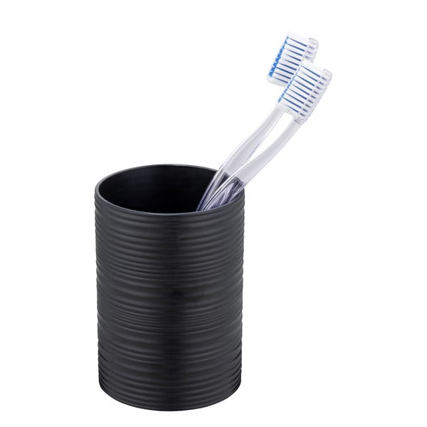 Suport pentru periuța de dinți negru din plastic Lyon – Allstar-image-1