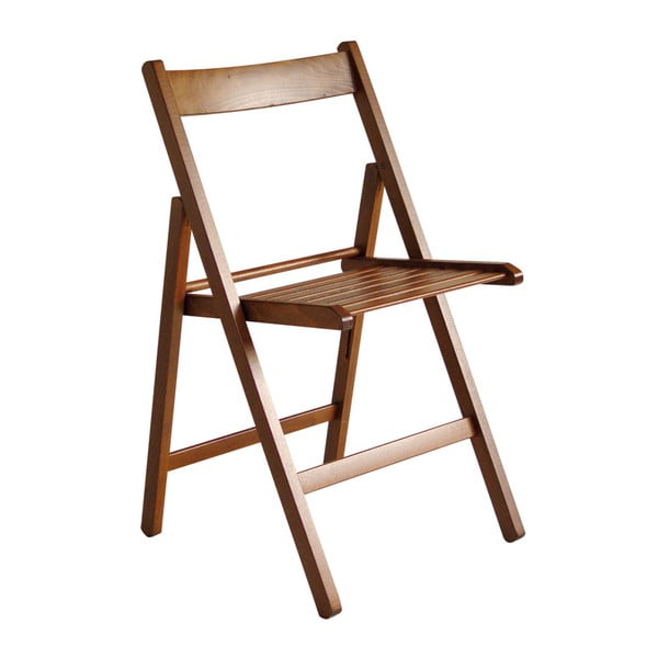 Set 4 scaune pliabile din lemn Valdomo Milleusi Walnut