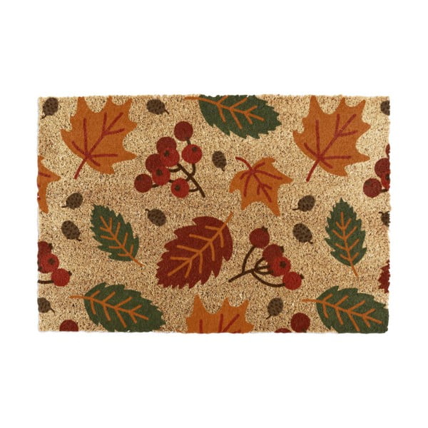 Covoraș de intrare din fibre de nucă de cocos 40x60 cm Autumn Leaves – Artsy Doormats