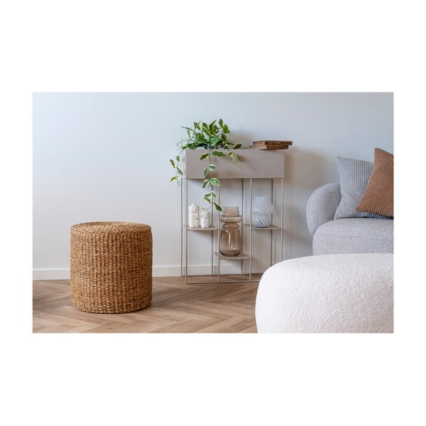 Veioză albă LED cu abajur din sticlă (înălțime 19,5 cm) Alton – House Nordic-image-1