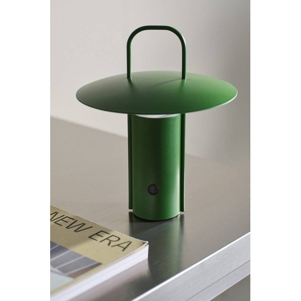 Veioză verde LED cu intensitate reglabilă din metal (înălțime 24 cm) Venna – Jotex-image-2