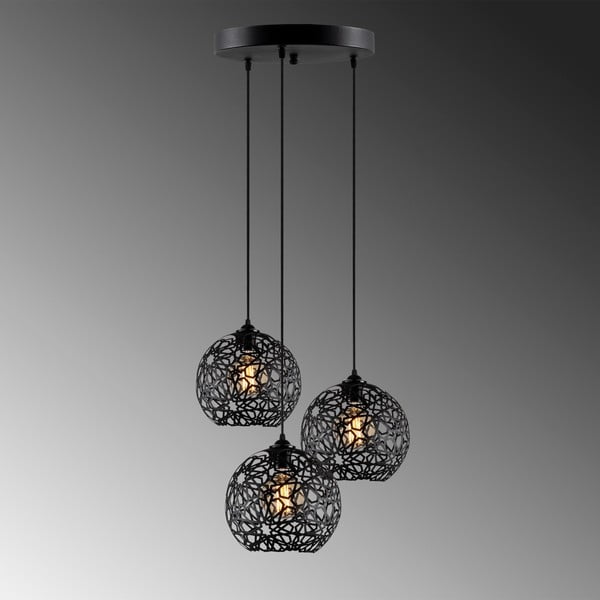 Lustră neagră ø 65 cm Fellini – Opviq lights-image-2