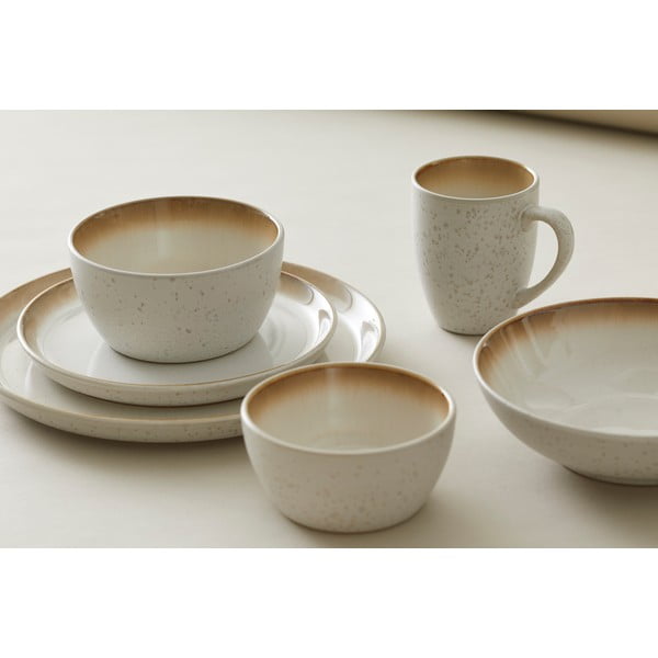 Farfurie bej din gresie ø 27 cm Gastro Cream – Bitz-image-1