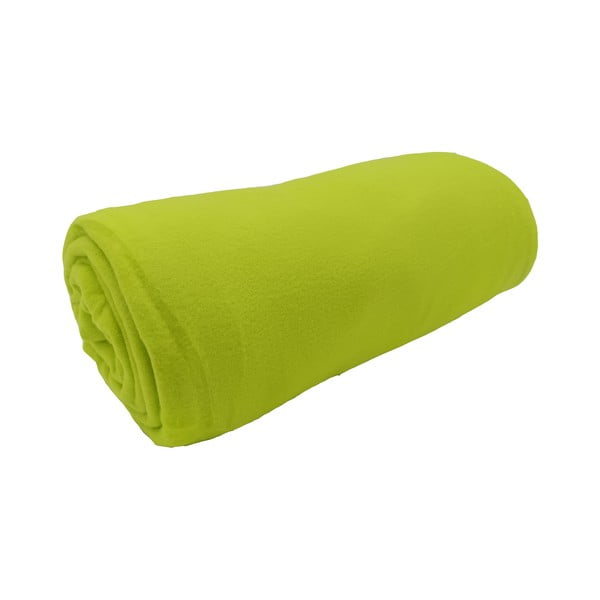 Pătură verde-deschis din polar/fleece 150x200 cm Plain – JAHU collections