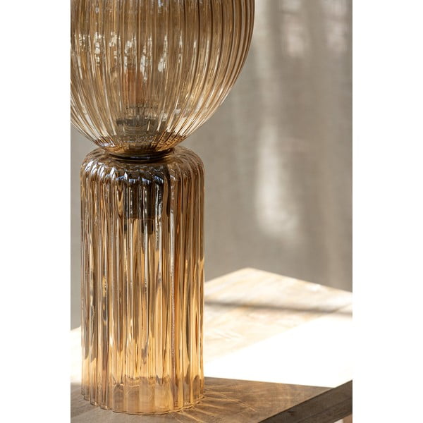 Veioză chihlimbar cu abajur din sticlă (înălțime 40 cm) Toulipa – Markslöjd-image-2