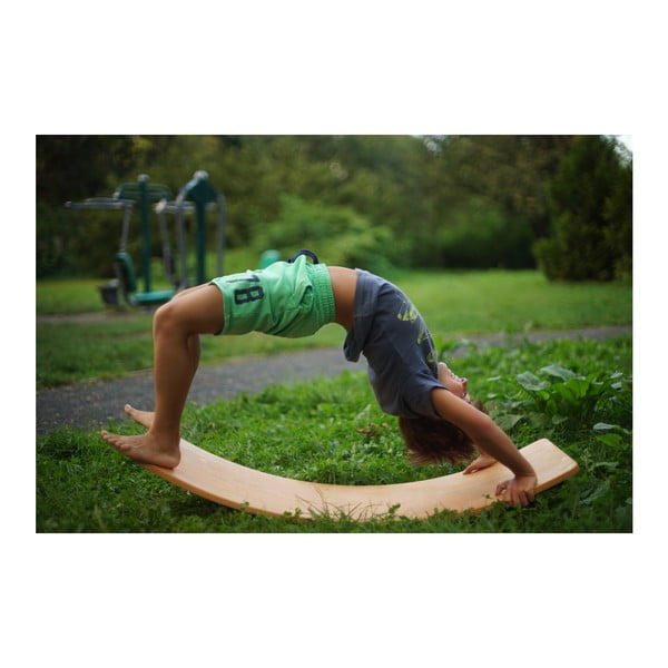 Placă mare de echilibru din lemn de fag Utukutu Woudie, lungime 117 cm-image-2