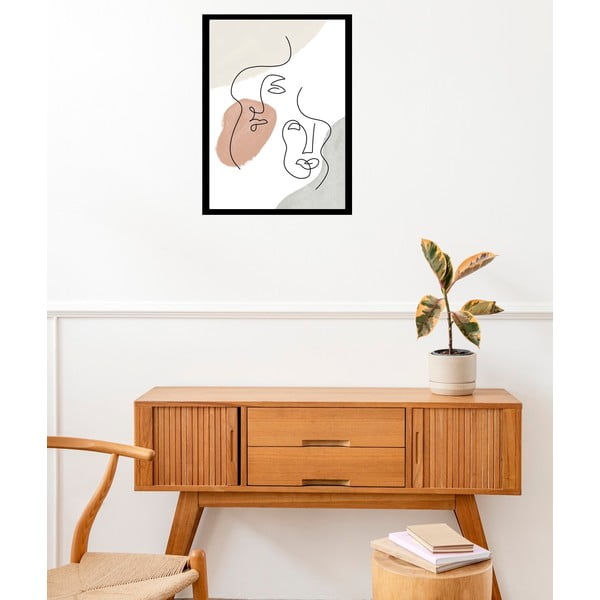 Poster 29x41 cm Two Faces – Veronika Boulová-image-1