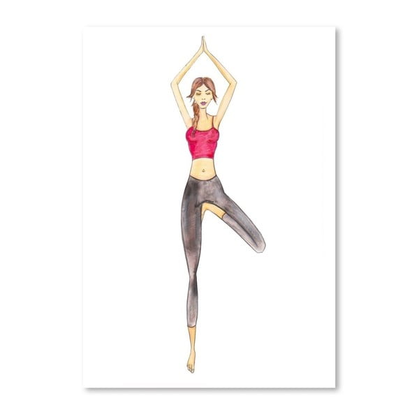 Poster Americanflat Yoga, 42 x 30 cm