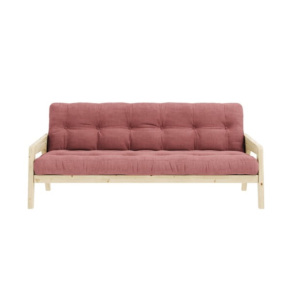 Canapea extensibilă roz 190 cm Grab Clear - Karup Design