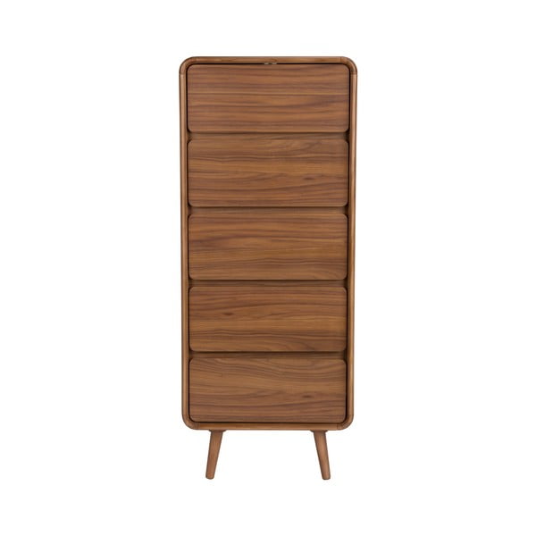 Comodă maro din lemn de frasin 45x112x40 cm Rise – Zuiver