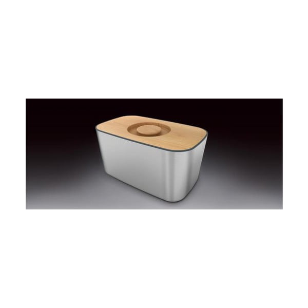 Cutie din inox pentru pâine, cu tocător, Joseph Joseph Bread Bin-image-4