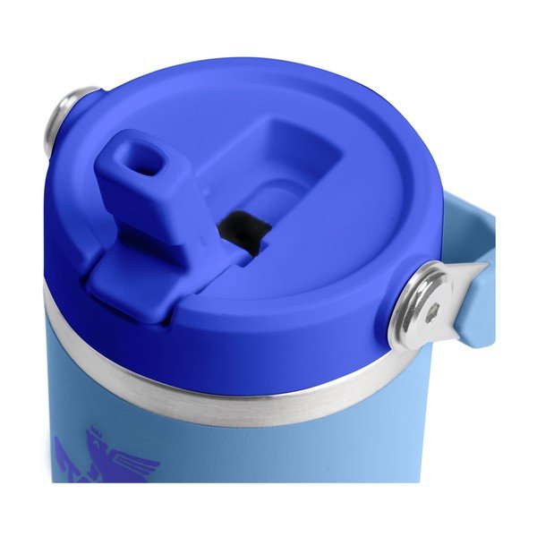 Termos albastru din oțel inoxidabil 410 ml IceFlow™ Flip Straw 2.0 Tumbler Blue Sky – Stanley-image-2