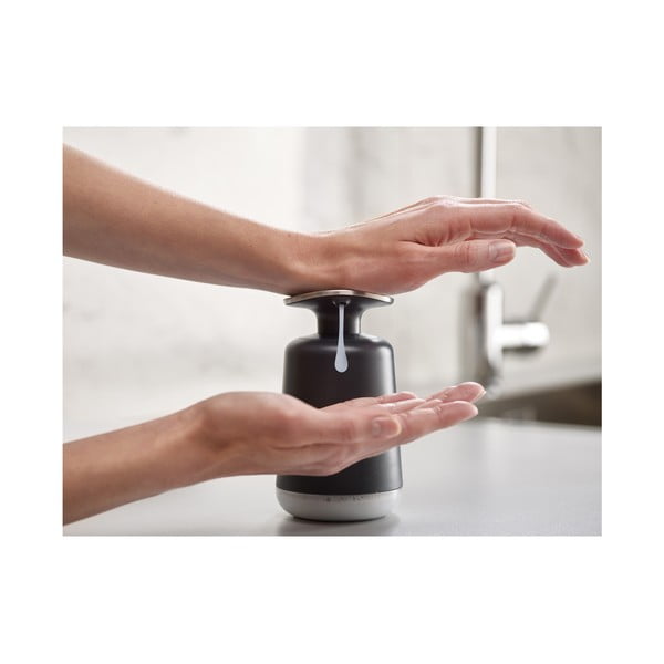 Dozator săpun Joseph Joseph Presto, gri închis-image-4