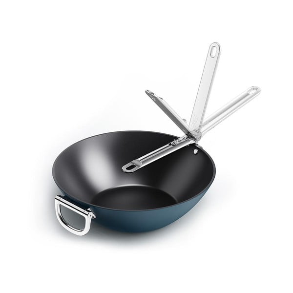 Tigaie tip wok cu suprafață ceramică ø 32 cm Space – Joseph Joseph-image-3