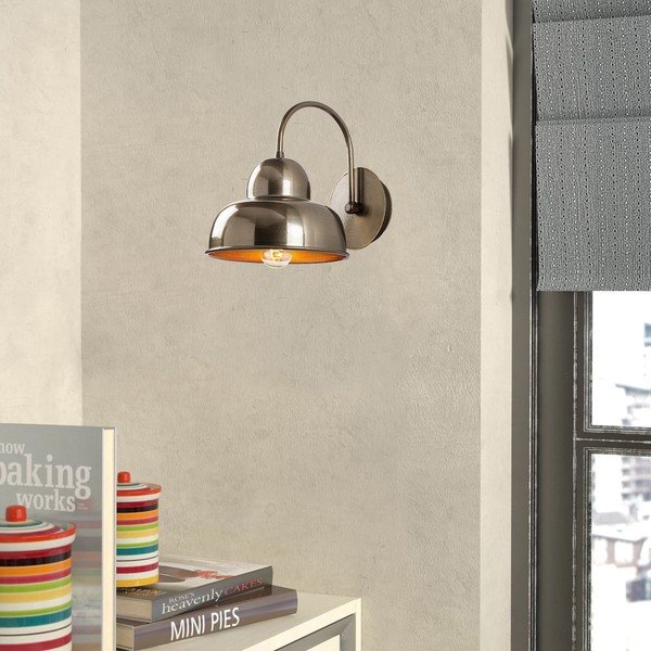 Aplică de perete alămie ø 20 cm Multan – Opviq lights-image-1