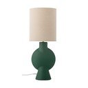 Veioză verde-închis/în culoare naturală cu abajur textil (înălțime 55 cm) Sergio – Bloomingville