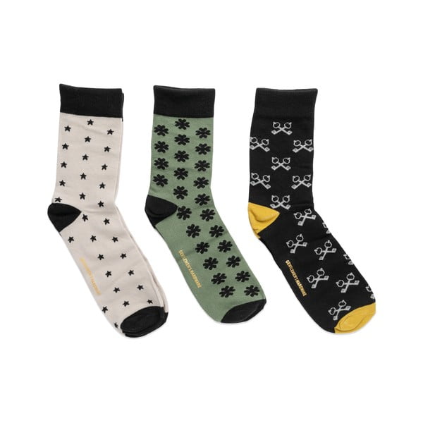 Șosete 41-45 set 3 perechi pentru bărbați Lucky – Gentlemen's Hardware-image-1