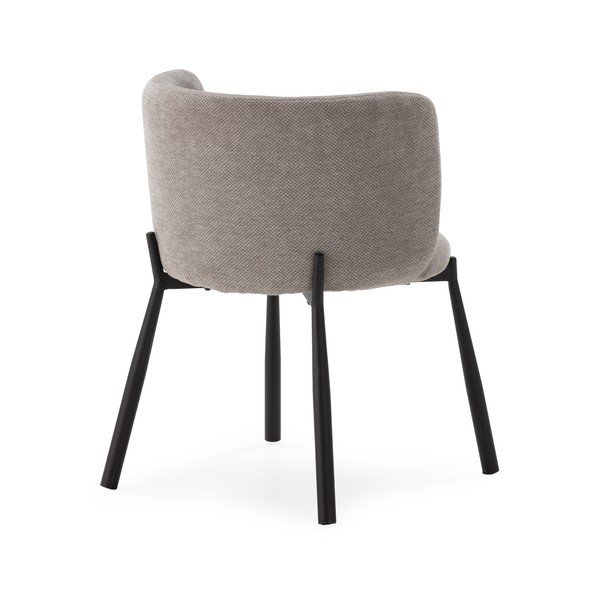 Set de scaune de sufragerie gri 2 buc. tapițat Ginny – MOME-image-1