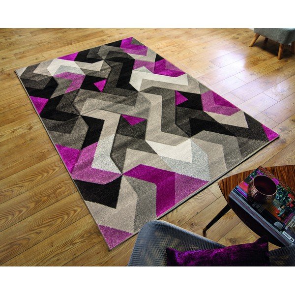 Covor Flair Rugs Aurora Grey Purple, 80 x 150 cm-image-4