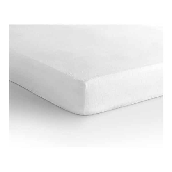 Cearșaf cu elastic Sleeptime Molton, 160 x 200/220 cm, alb