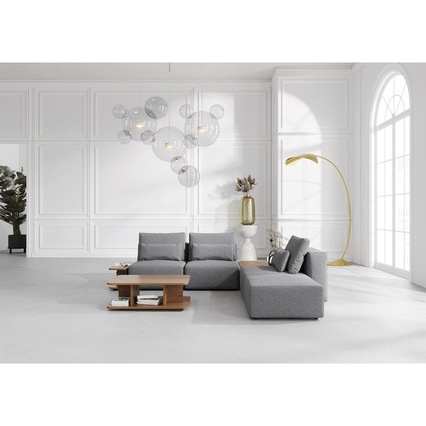 Modul pentru canapea gri Riposo Ottimo – Sit Sit-image-1