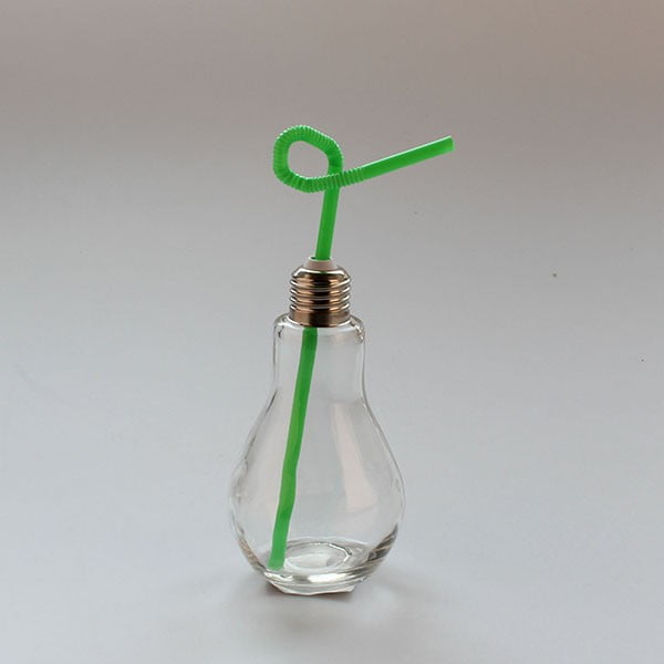 Sticlă cu pai Dakls Green, 250 ml, verde